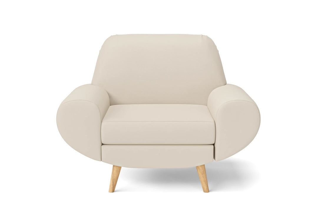 LIVELUSSO Armchair Serina Armchair Cream Leather