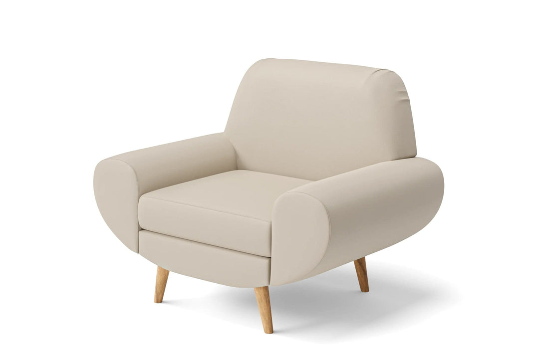 LIVELUSSO Armchair Serina Armchair Cream Leather