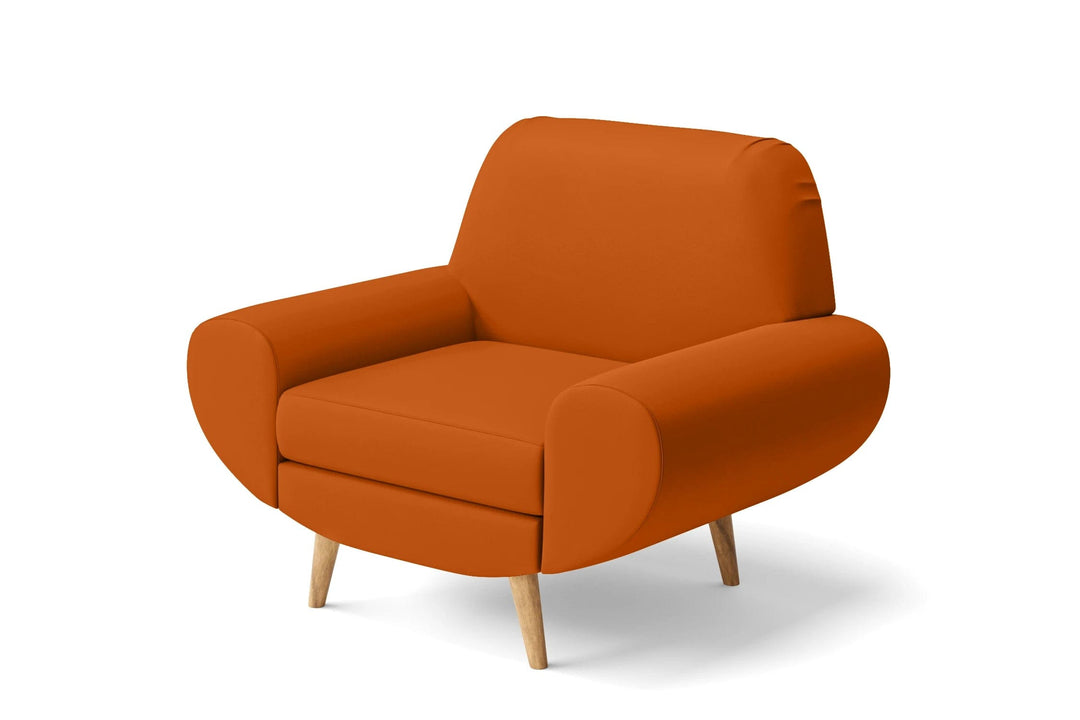 LIVELUSSO Armchair Serina Armchair Orange Leather
