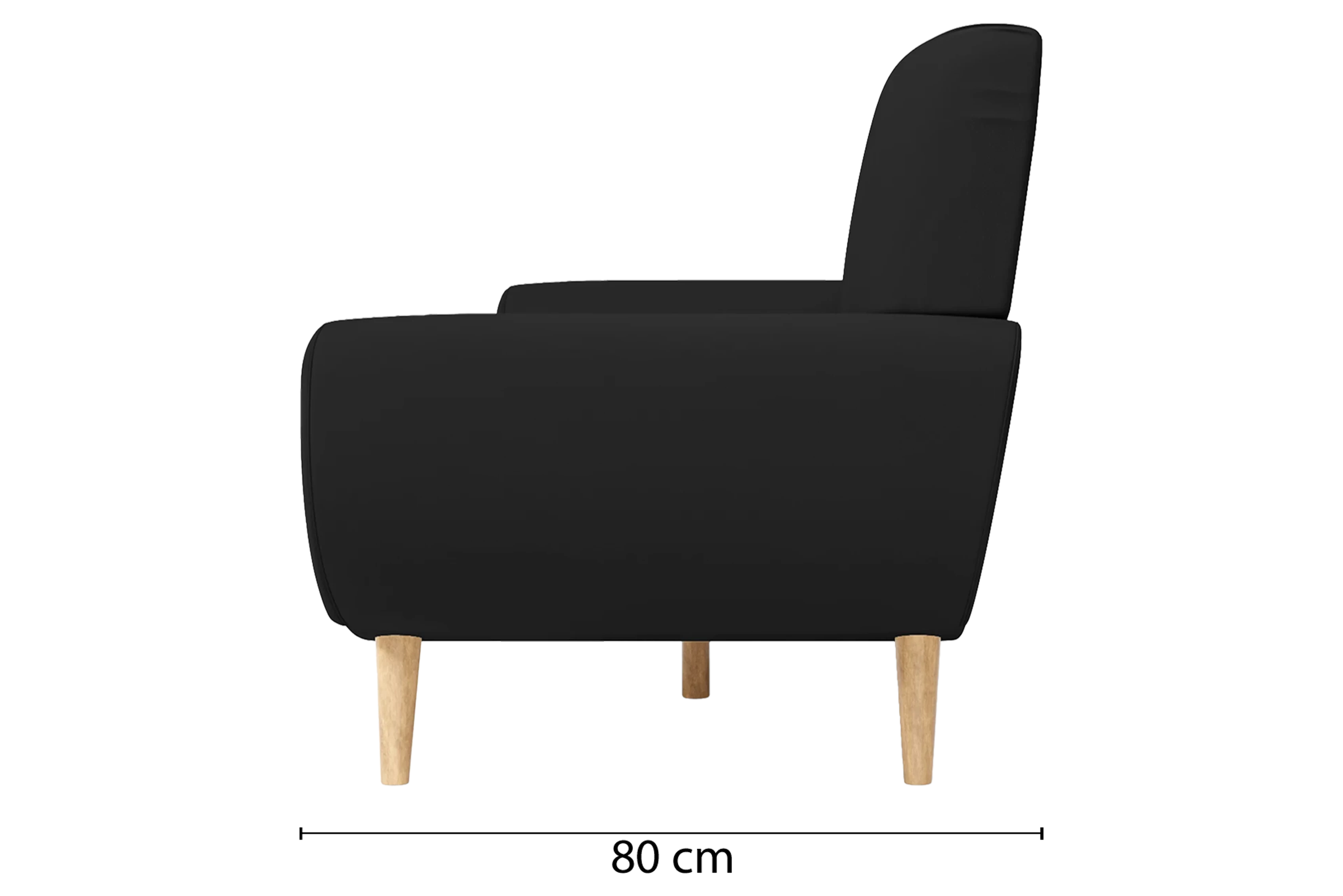 Serina-Sofa-2-Seats-Leather-Black_Dimensions_02