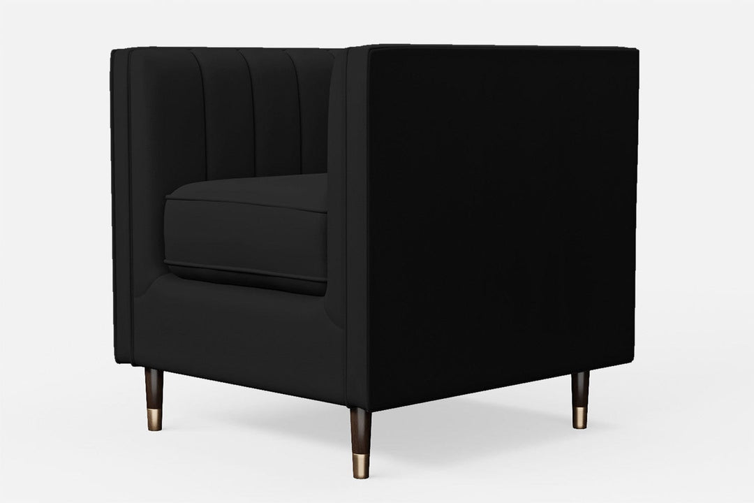 LIVELUSSO Armchair Tivoli Armchair Black Leather