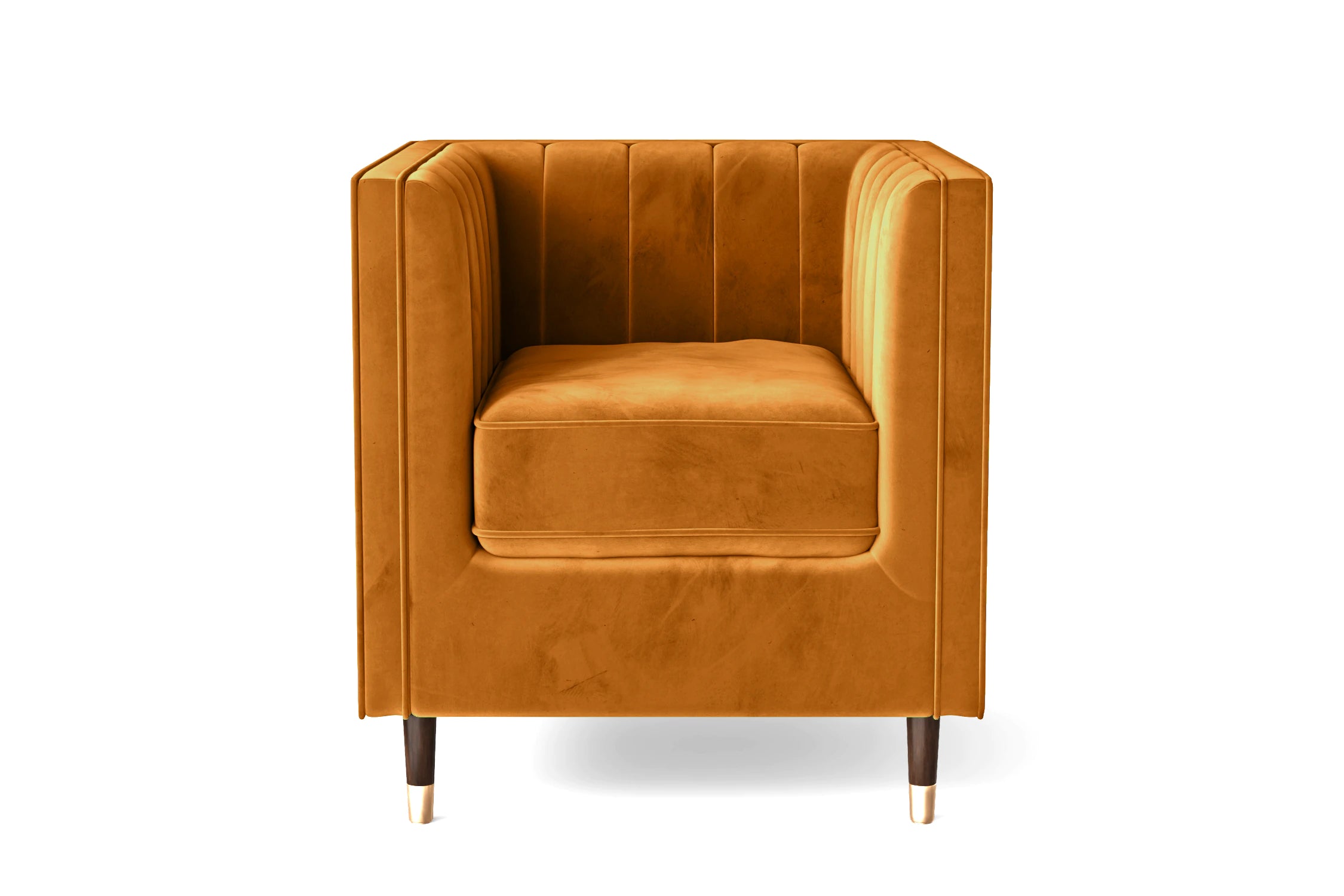 Tivoli Armchair Gold Velvet – LIVELUSSO