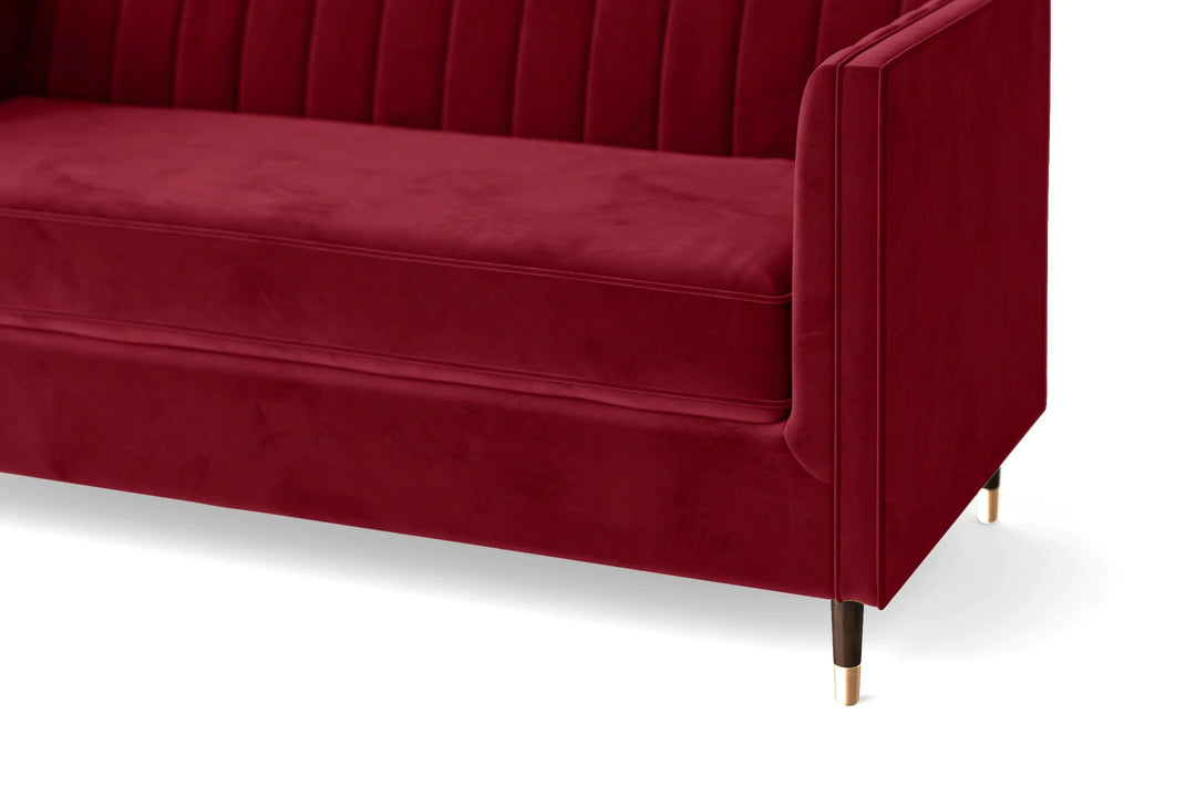 LIVELUSSO Armchair Tivoli Armchair Red Velvet