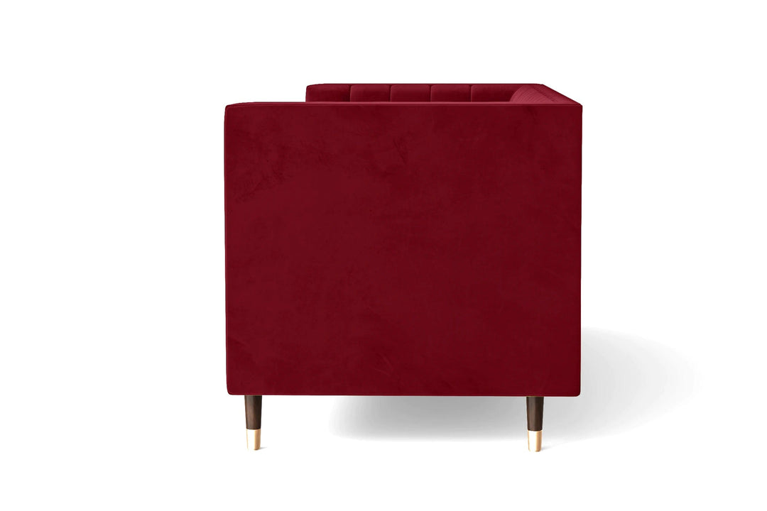 LIVELUSSO Armchair Tivoli Armchair Red Velvet