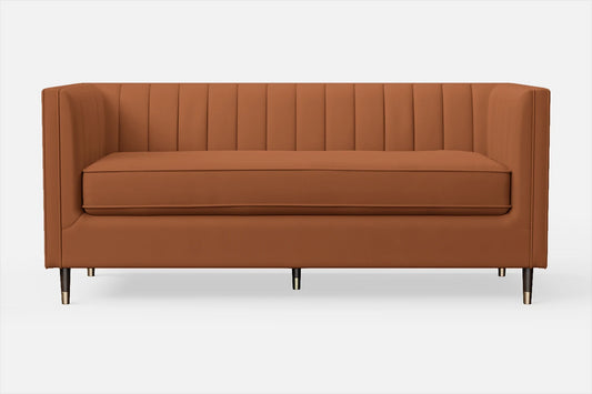 Tivoli 3 Seater Sofa Tan Brown Leather