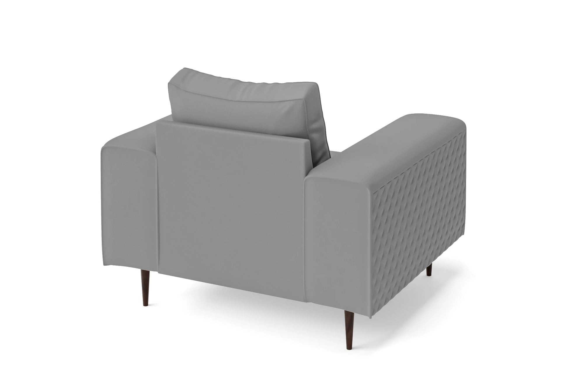 Udine Armchair Grey Leather