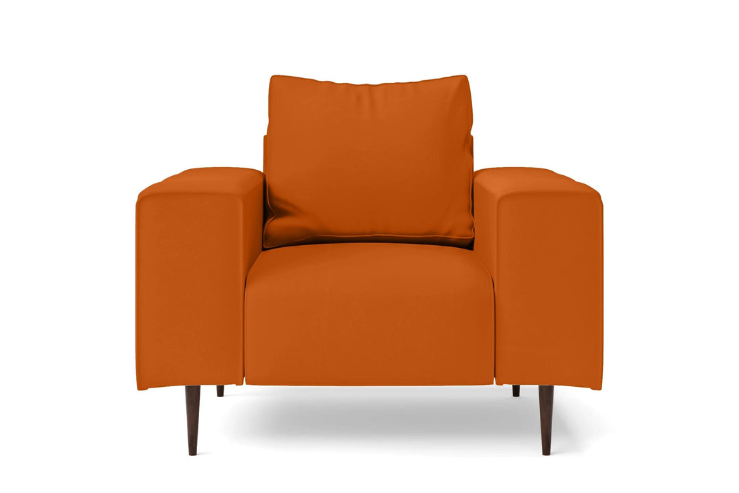 LIVELUSSO Armchair Udine Armchair Orange Leather