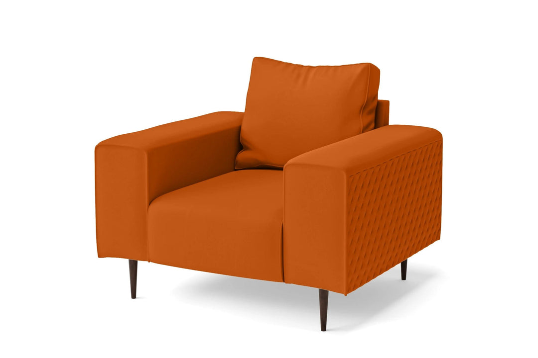 LIVELUSSO Armchair Udine Armchair Orange Leather