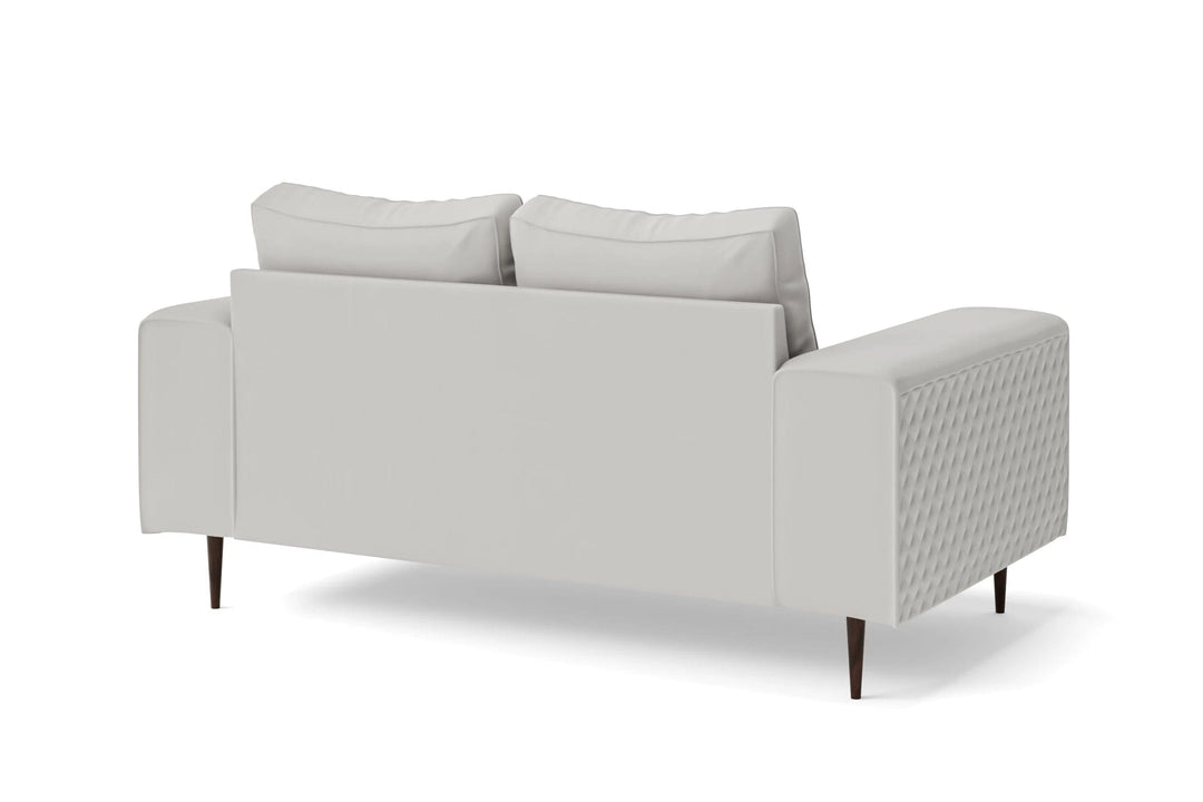 LIVELUSSO Sofa Udine 2 Seater Sofa White Leather