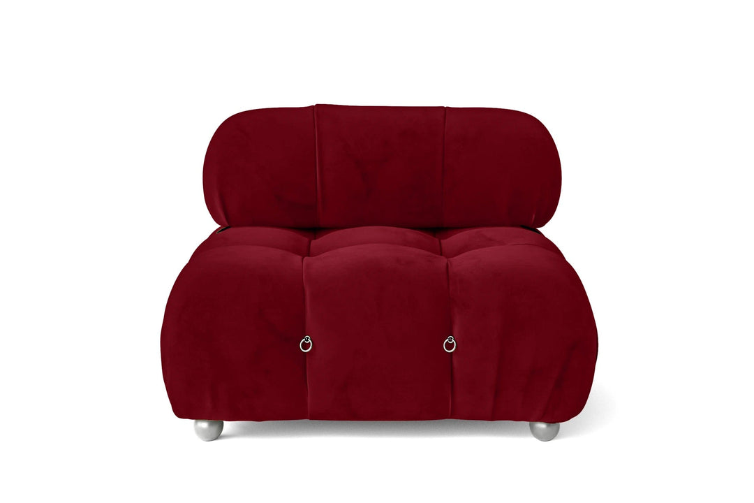 LIVELUSSO Armchair Varese Armchair Red Velvet