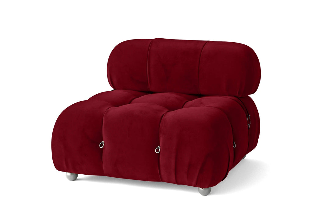 LIVELUSSO Armchair Varese Armchair Red Velvet