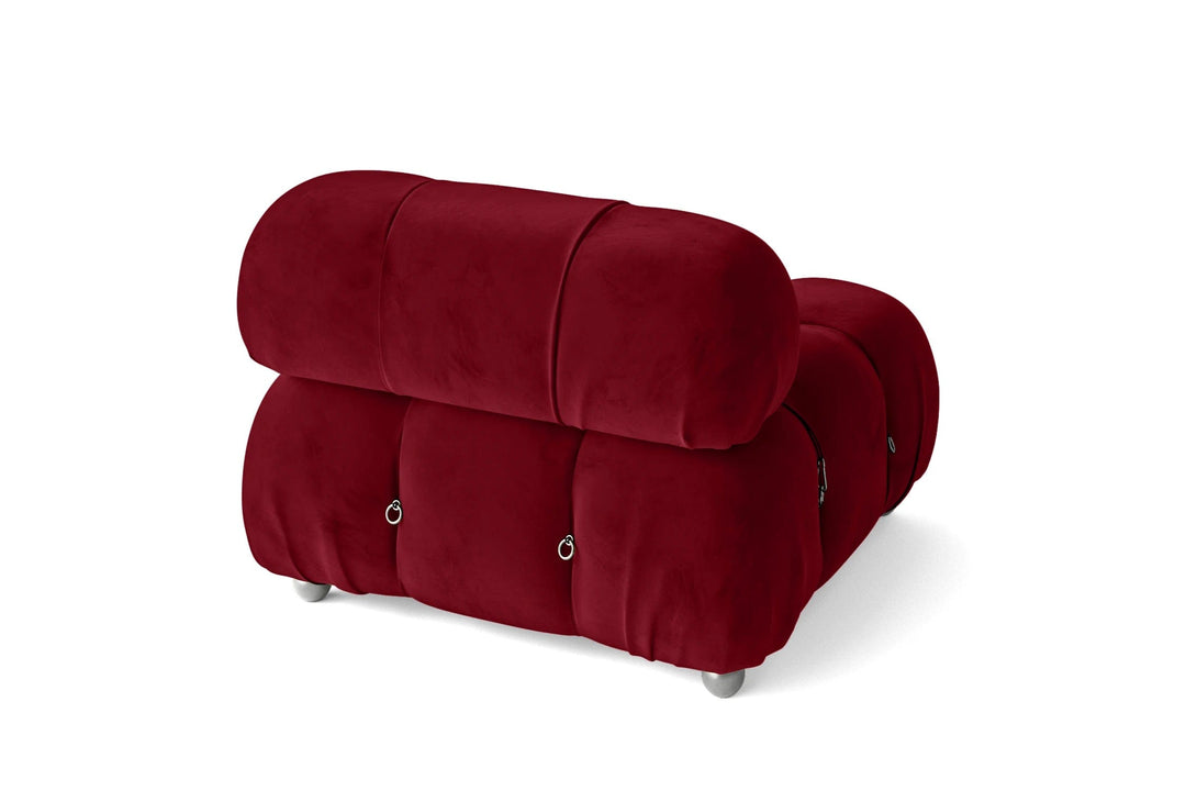 LIVELUSSO Armchair Varese Armchair Red Velvet