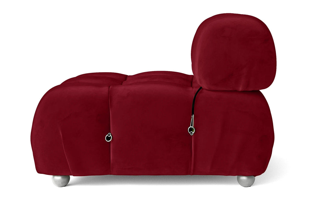 LIVELUSSO Armchair Varese Armchair Red Velvet