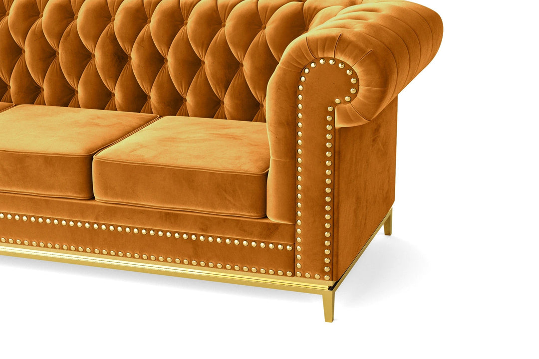 LIVELUSSO Armchair Venice Armchair Gold Velvet