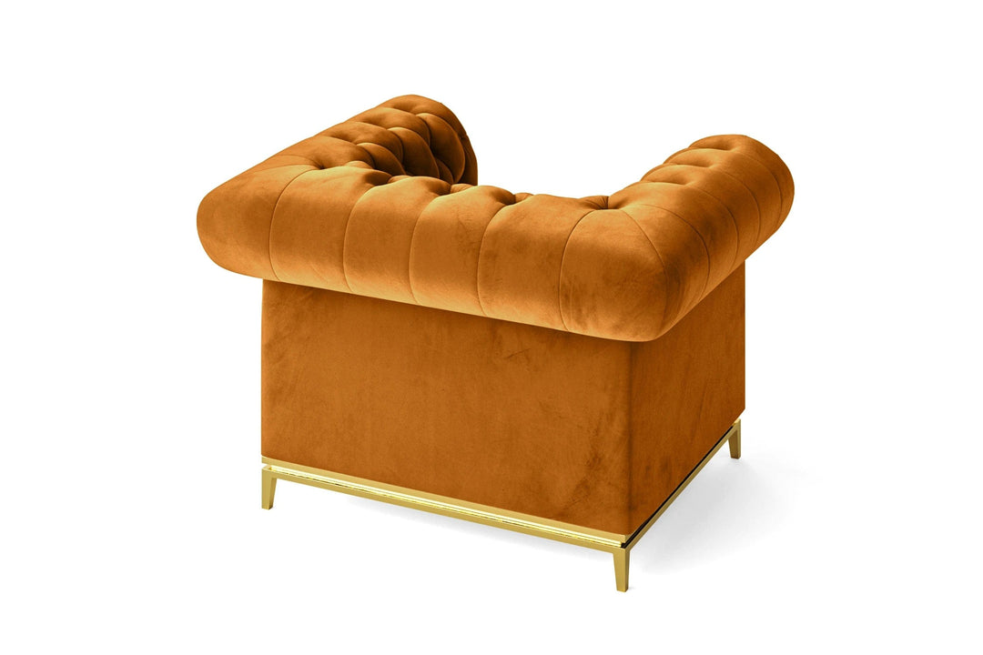 LIVELUSSO Armchair Venice Armchair Gold Velvet