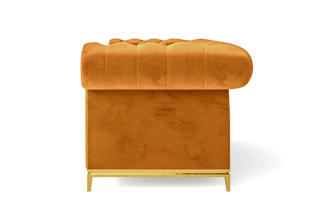 LIVELUSSO Armchair Venice Armchair Gold Velvet