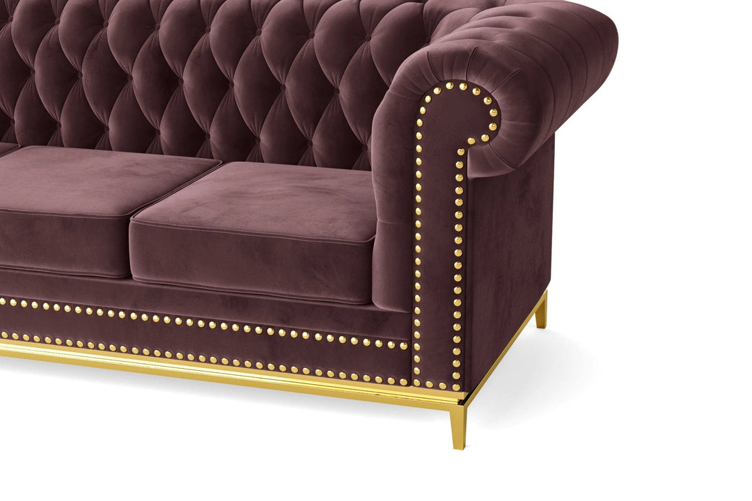 LIVELUSSO Armchair Venice Armchair Grape Velvet