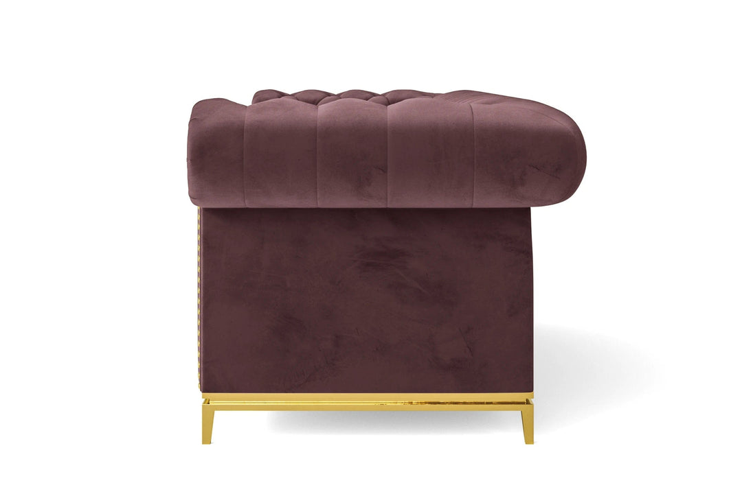 LIVELUSSO Armchair Venice Armchair Grape Velvet