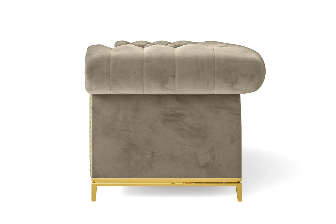 LIVELUSSO Armchair Venice Armchair Sand Velvet