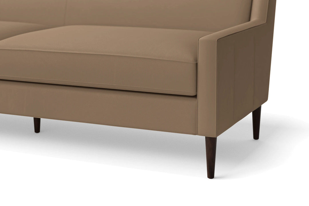 LIVELUSSO Sofa Vigevano 3 Seater Sofa Stone Leather