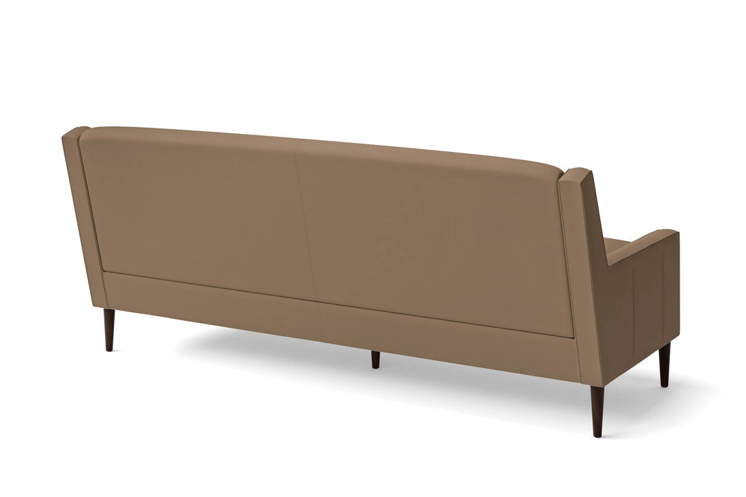 LIVELUSSO Sofa Vigevano 3 Seater Sofa Stone Leather