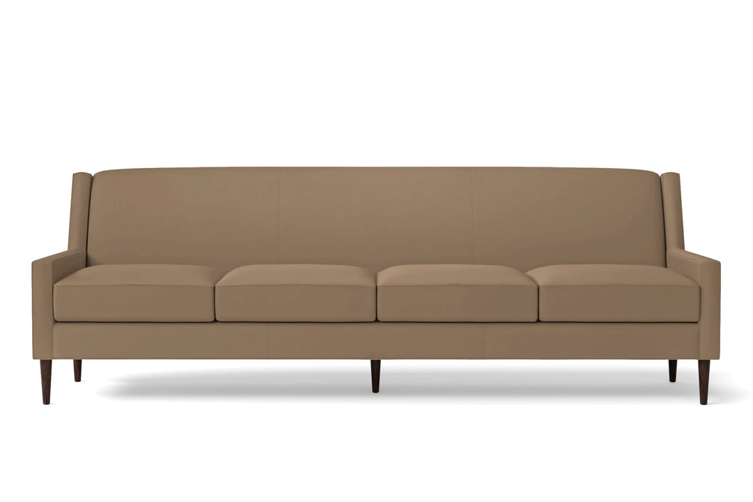 LIVELUSSO Sofa Vigevano 4 Seater Sofa Stone Leather