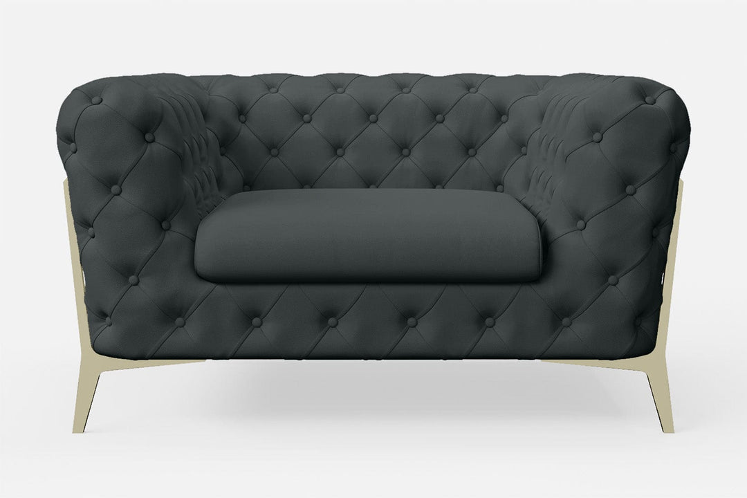 LIVELUSSO Armchair Vito Armchair Slate Leather