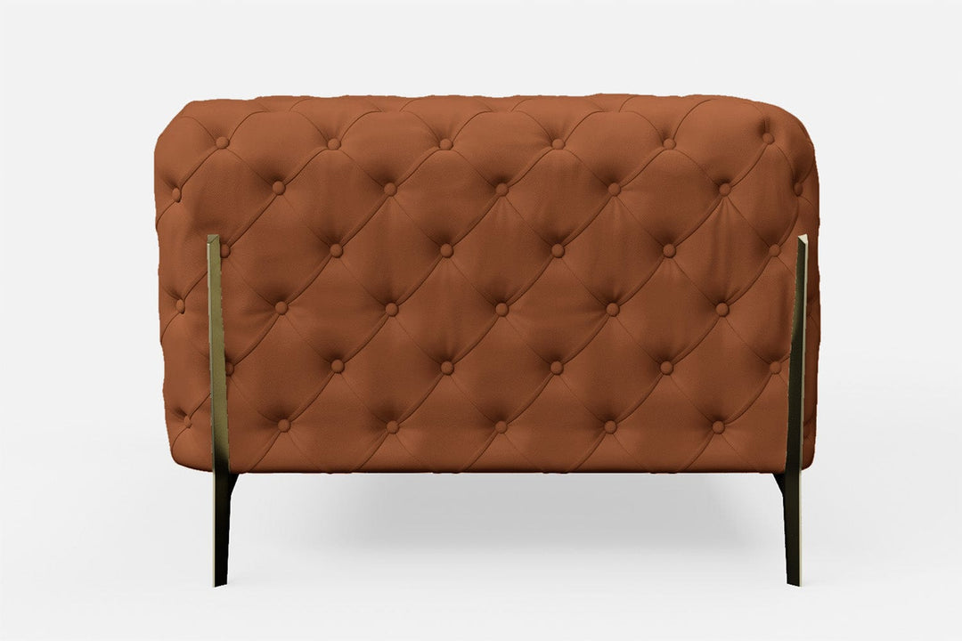 LIVELUSSO Armchair Vito Armchair Tan Brown Leather