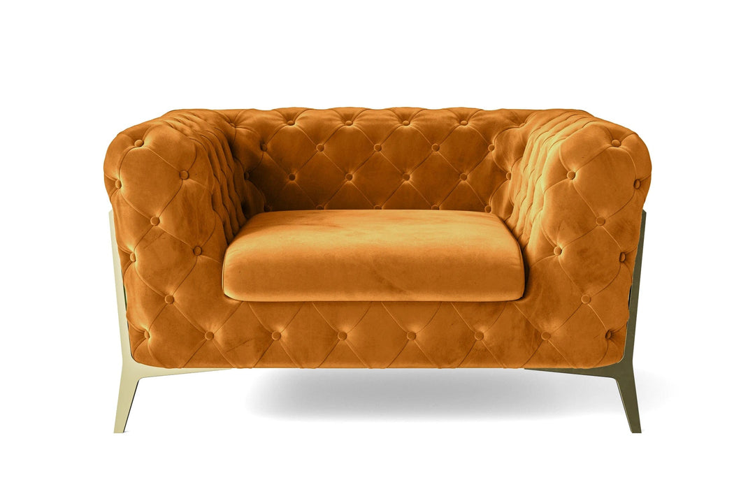 LIVELUSSO Armchair Vito Armchair Gold Velvet