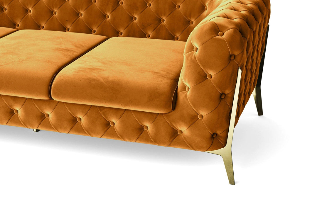 LIVELUSSO Armchair Vito Armchair Gold Velvet