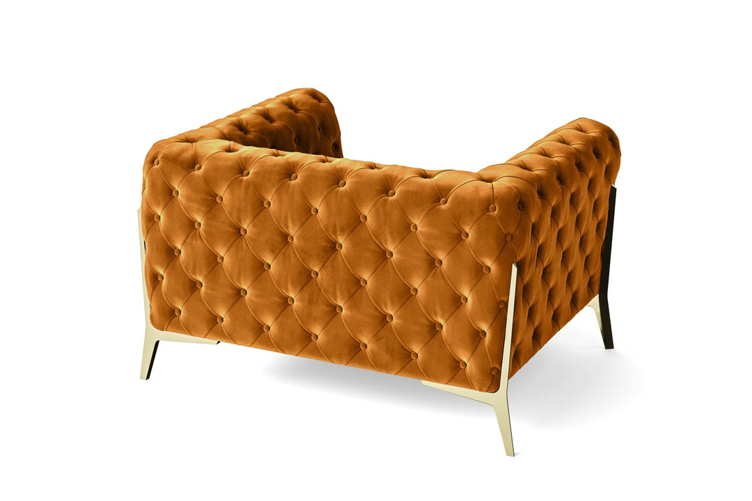 LIVELUSSO Armchair Vito Armchair Gold Velvet