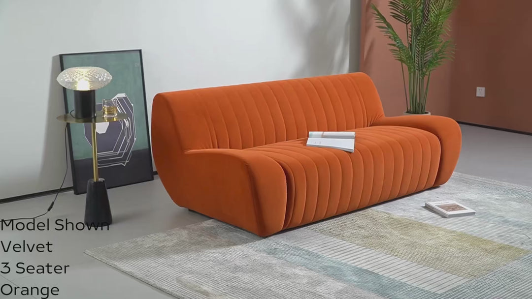Trapani-Sofa-3-Seats-Velvet-Orange